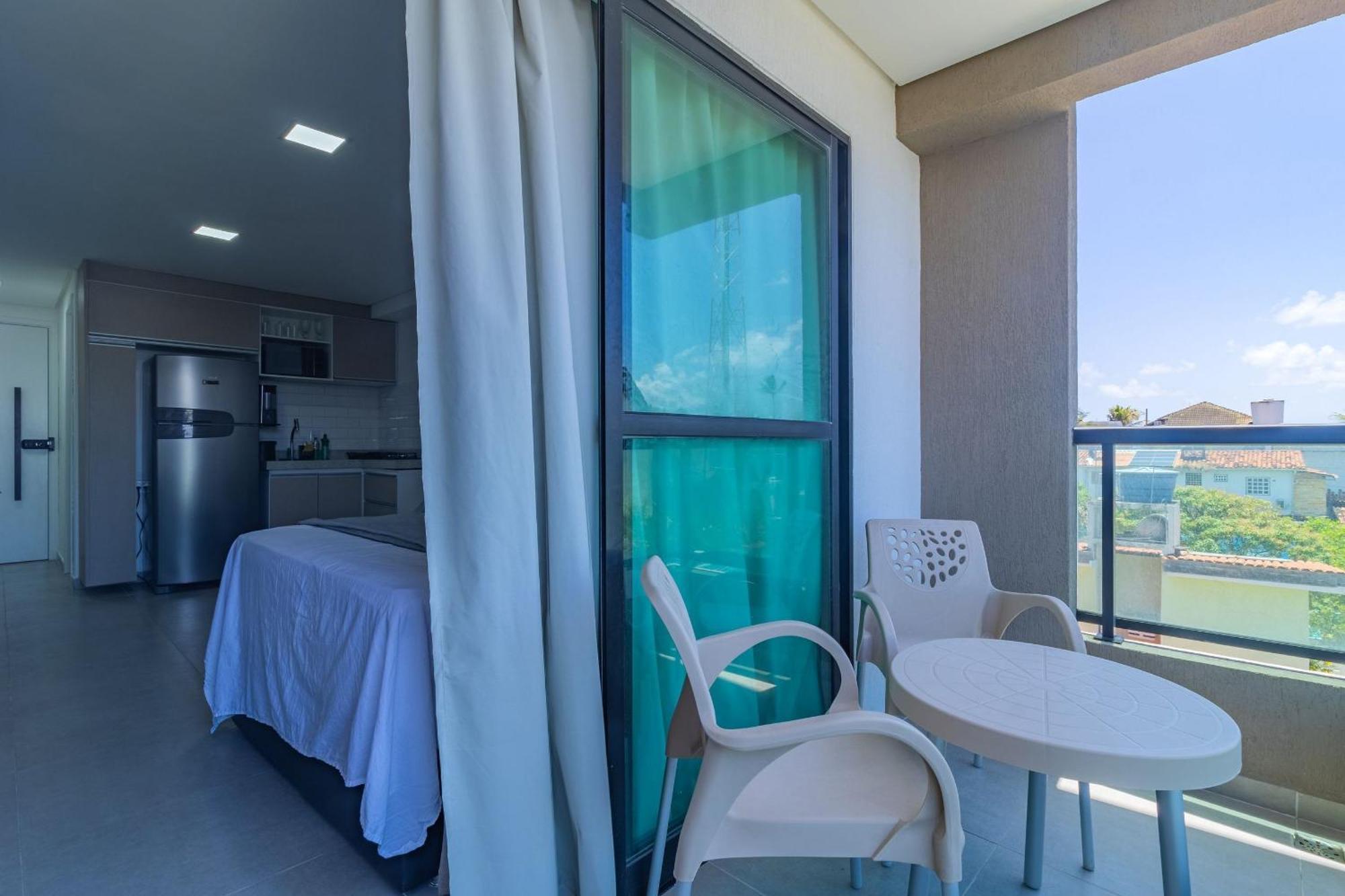 Del Mar #203- Flat Com Varanda Por Carpediem Apartment *