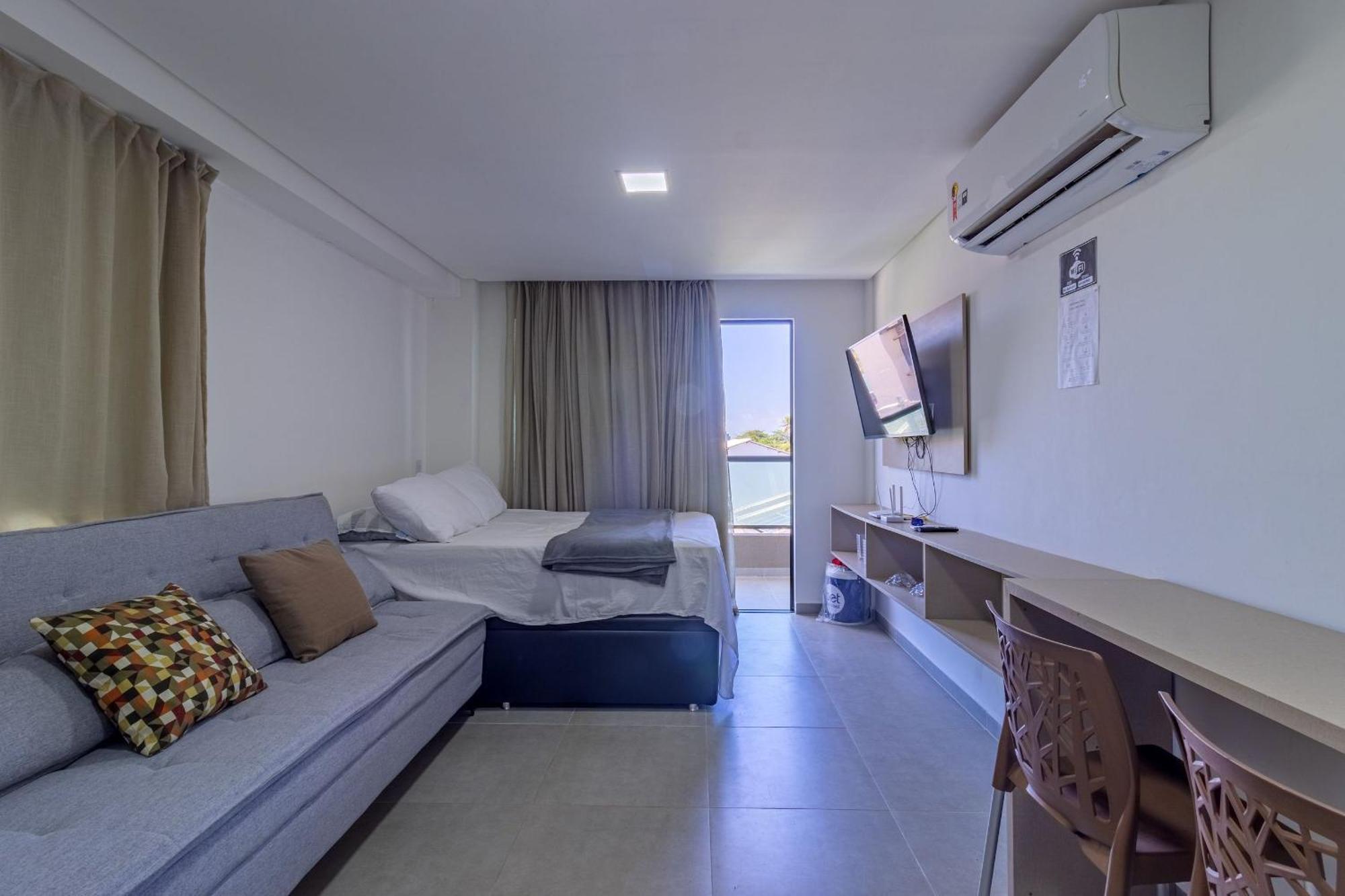 Apartment Del Mar #203- Flat Com Varanda Por Carpediem *